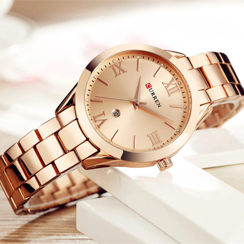 Relógio CURREN Gold Feminino