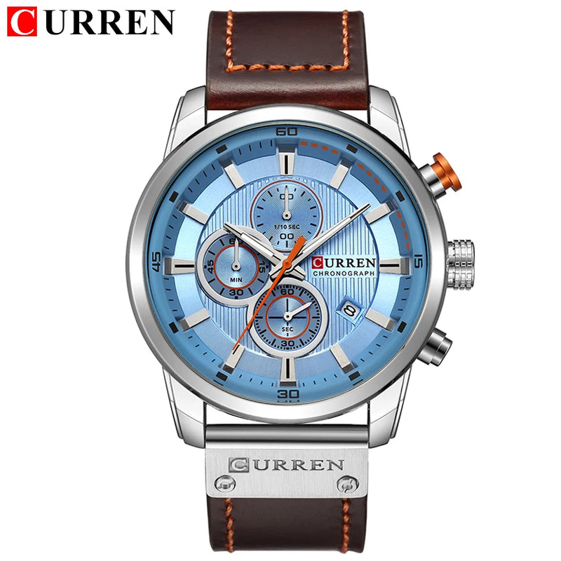 Relógio masculino de quartzo CURREN