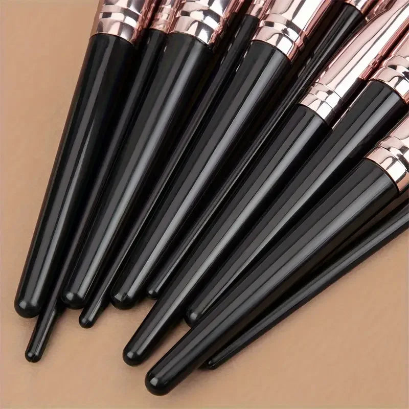 Conjunto profissional de 3 a 20 pincéis de maquiagem