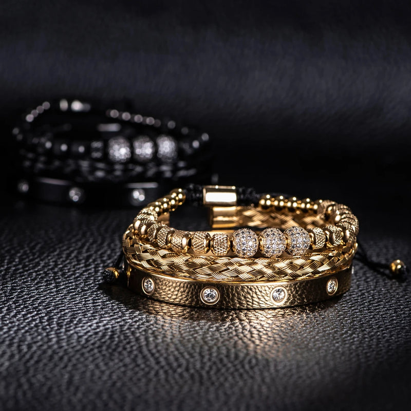 Bracelete Masculino Banhado a ouro