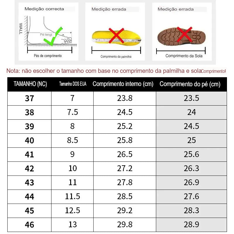 Tênis esportivos casuais