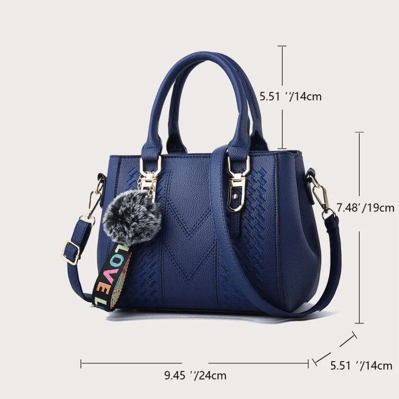 Bolsas de mensageiro bordadas, bolsas de couro femininas
