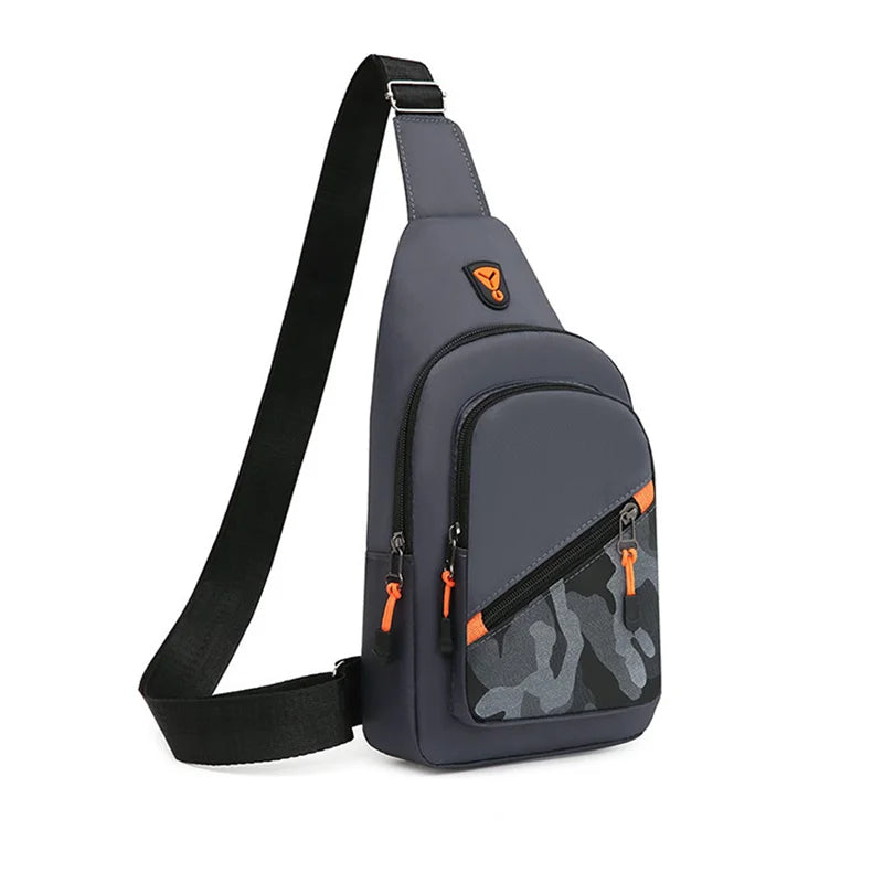 Bolsa de peito masculina de nylon Rilibegan 2023