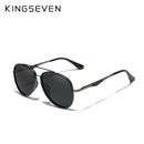 Óculos de sol masculino kingseven classic com lente polarizada