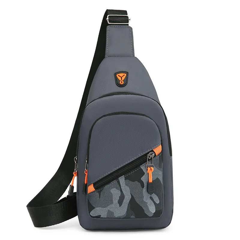 Bolsa de peito masculina de nylon Rilibegan 2023