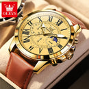 Relógios Masculinos Pulseira de Couro