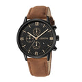 1PC Relógio Masculino Casual Pulseira de Couro
