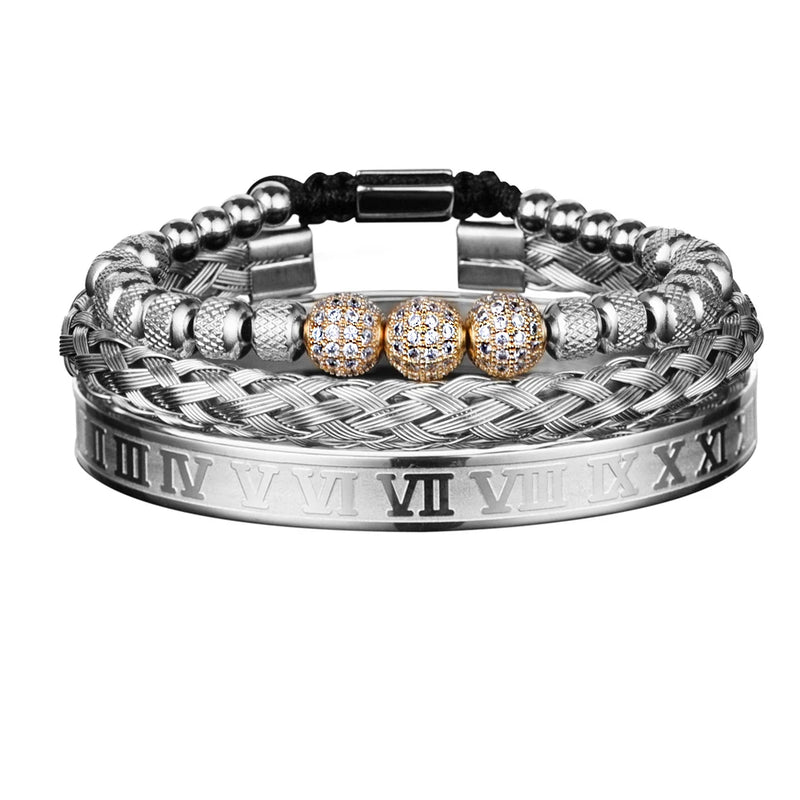 Bracelete Masculino Banhado a ouro