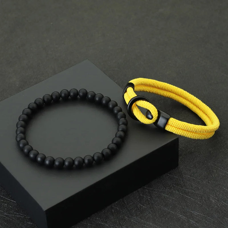 Conjunto de pulseiras masculinas Noter New 2 peças/conjunto