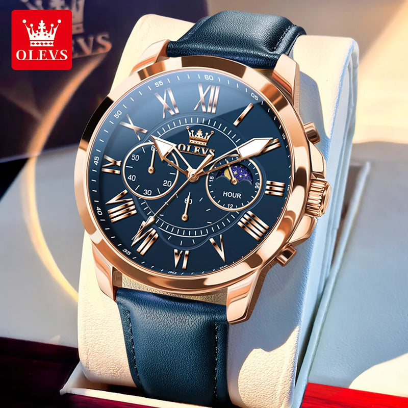 Relógios Masculinos Pulseira de Couro