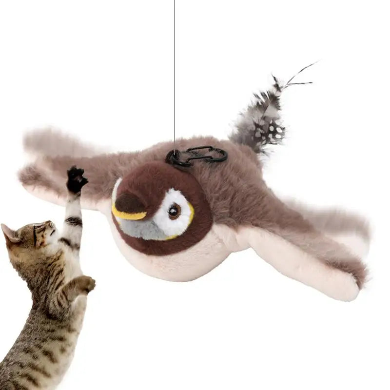Brinquedo de pássaro cantando para gatos