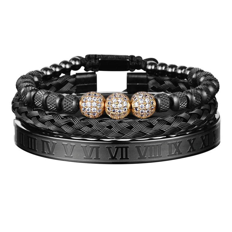 Bracelete Masculino Banhado a ouro