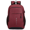 Mochila masculina de grande capacidade, simples