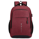 Mochila masculina de grande capacidade, simples