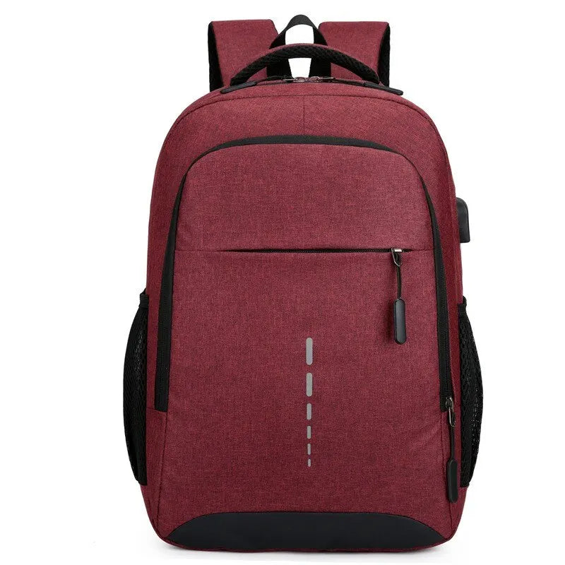 Mochila masculina de grande capacidade, simples