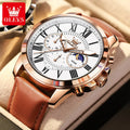 Relógios Masculinos Pulseira de Couro